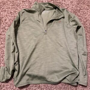 Ariat Olive Quarter-Zip Pullover